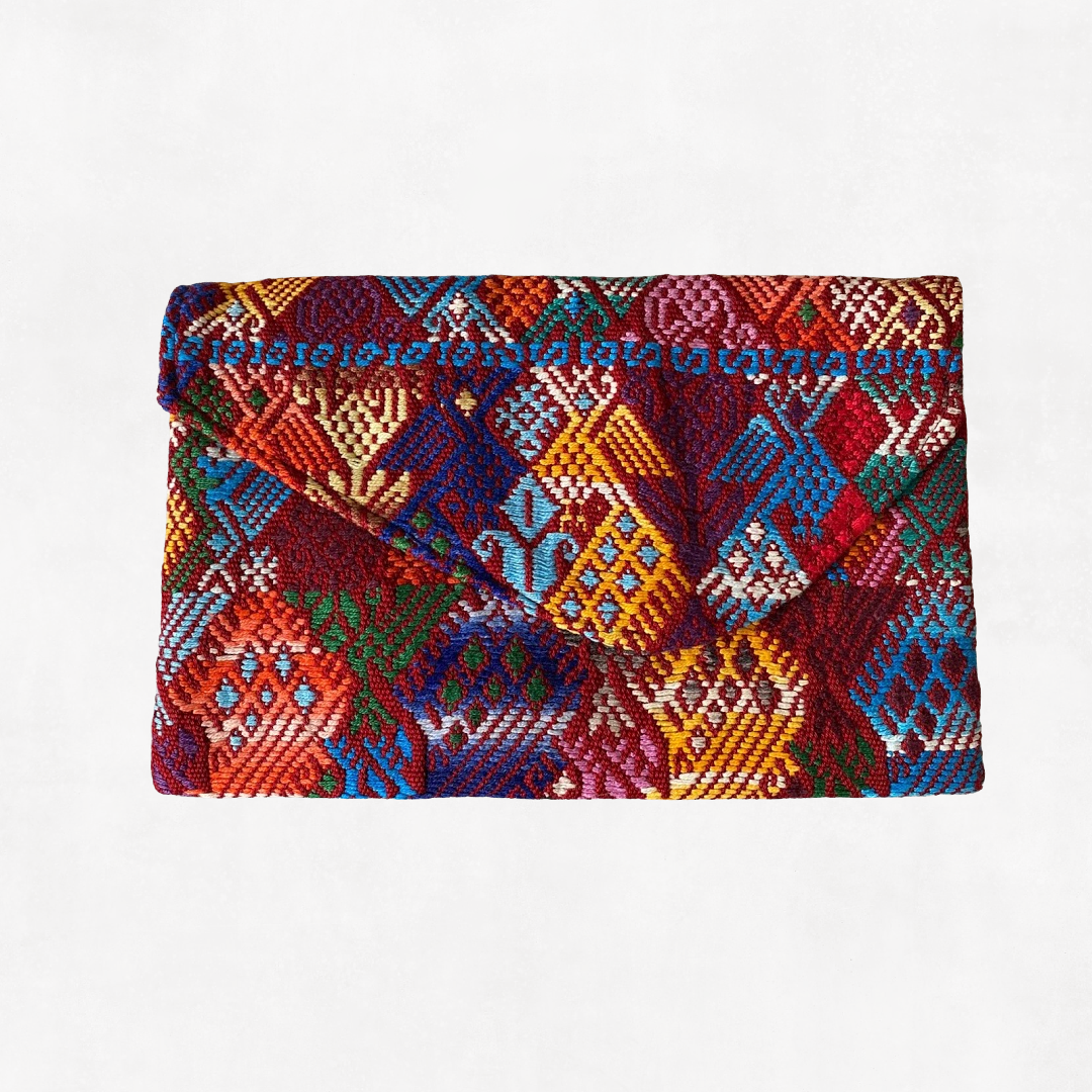 DC Guatemala Huipil and Leather Clutch deals